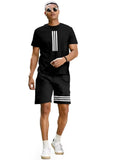 Men Awesome Active Wear Cotton T-shirt and Lycra Short