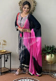 Fabulous Rayon Thread Embordered And Gota Work Kurta with Pant And Dupatta Set For Women