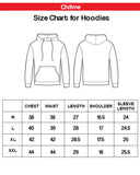 Warning Printed Winter Hoodie For Women
