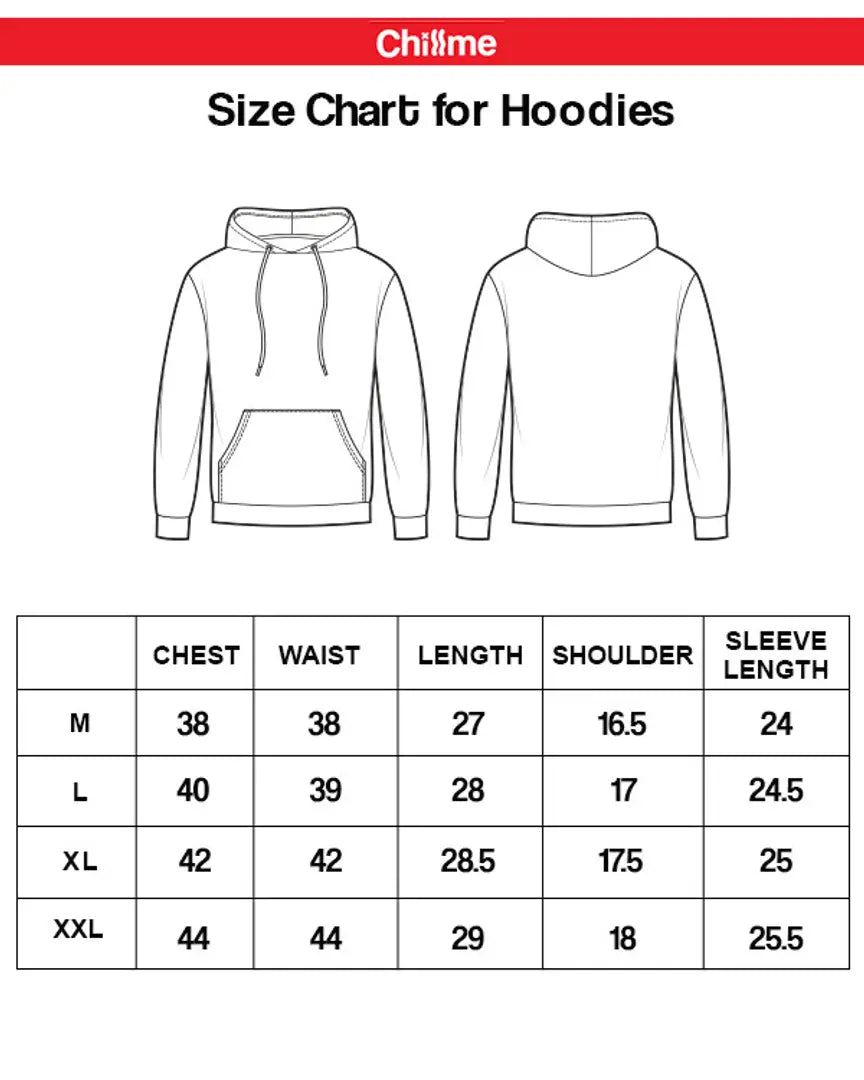 Warning Graphic Printed Winter Hoodie for Women