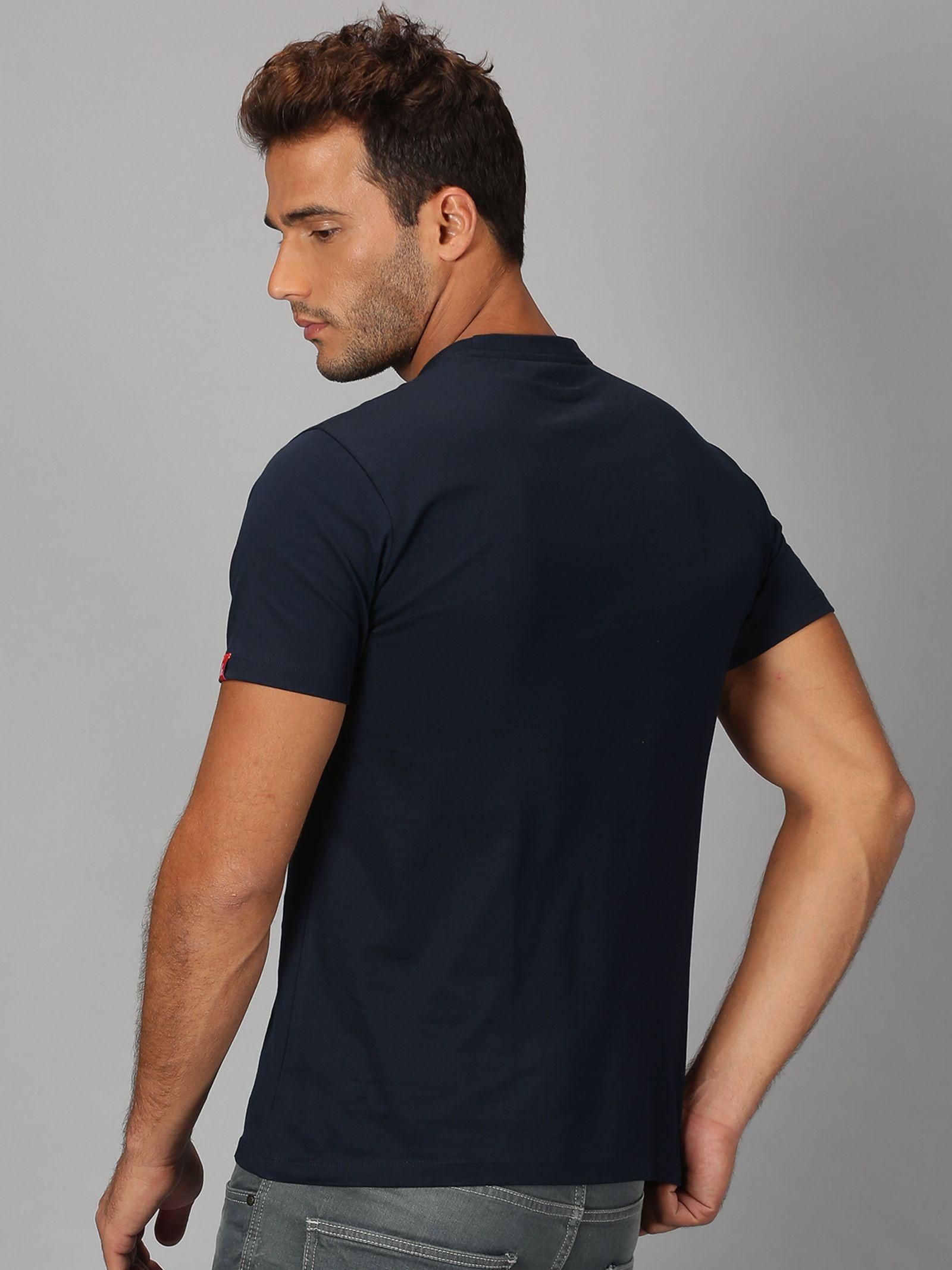 UrGear Cotton Printed Half Sleeves Round Neck Mens T-Shirt