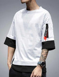 Cotton Blend Solid Half Sleeves T-Shirts