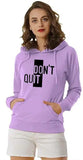 Stylish Purple Polycotton Printed Sweatshirts For Women