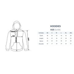 MJ Hoodie - Size Guide