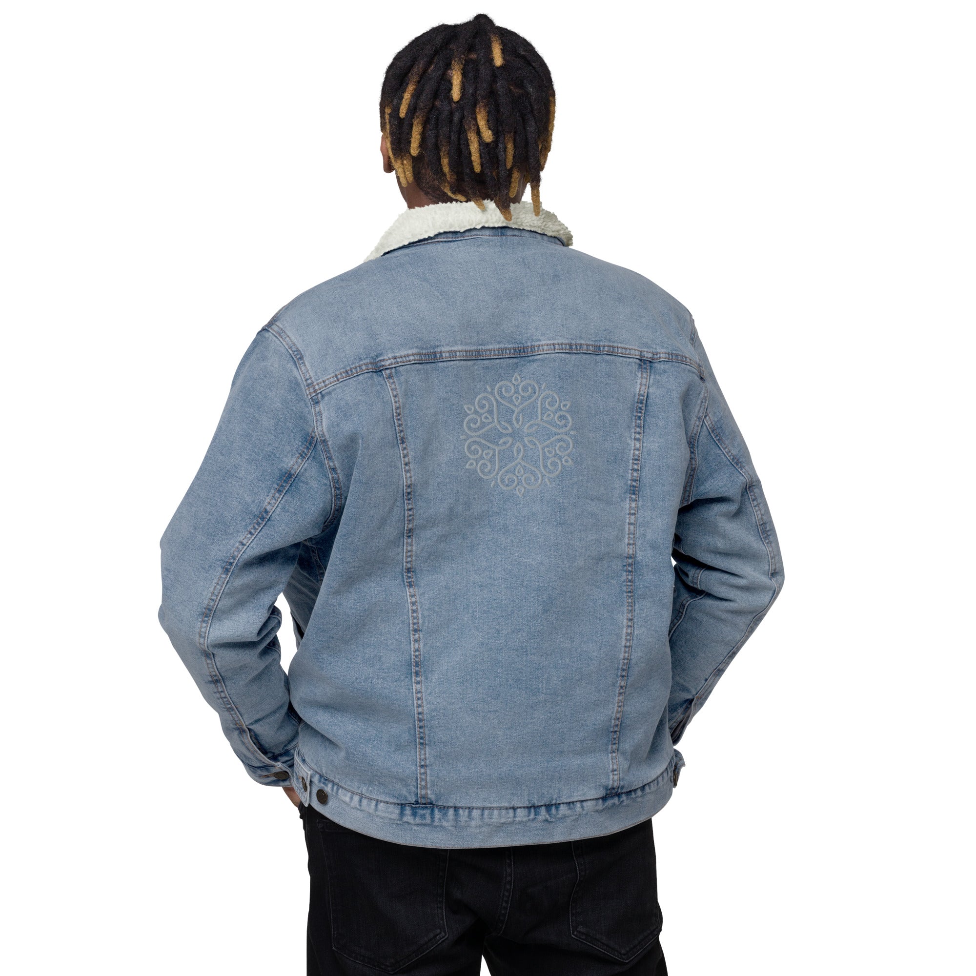 Denim sherpa jacket